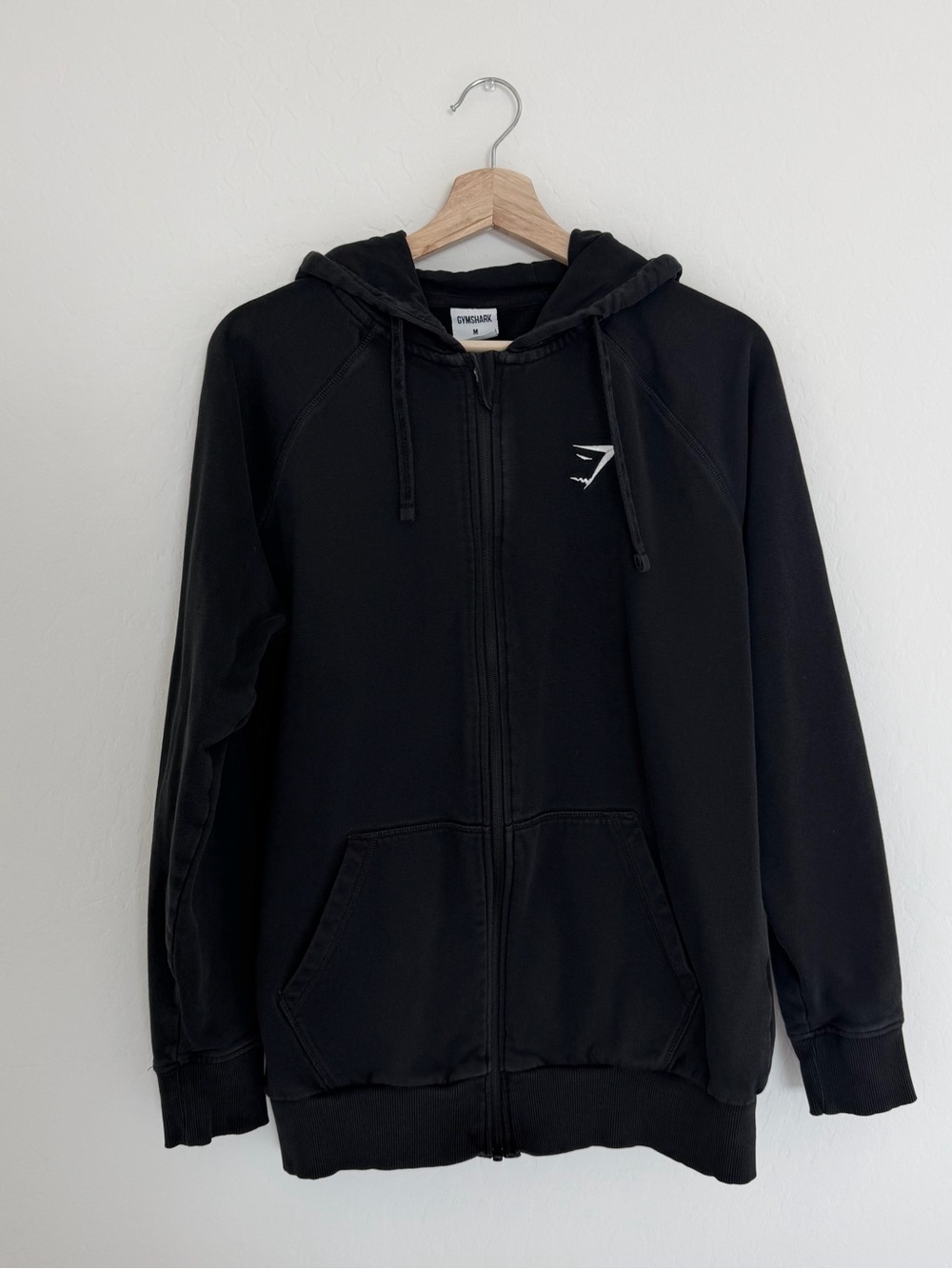 Gymshark Black Zip-Up Hoodie